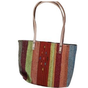 Hand Made Wool Tote Bag‎